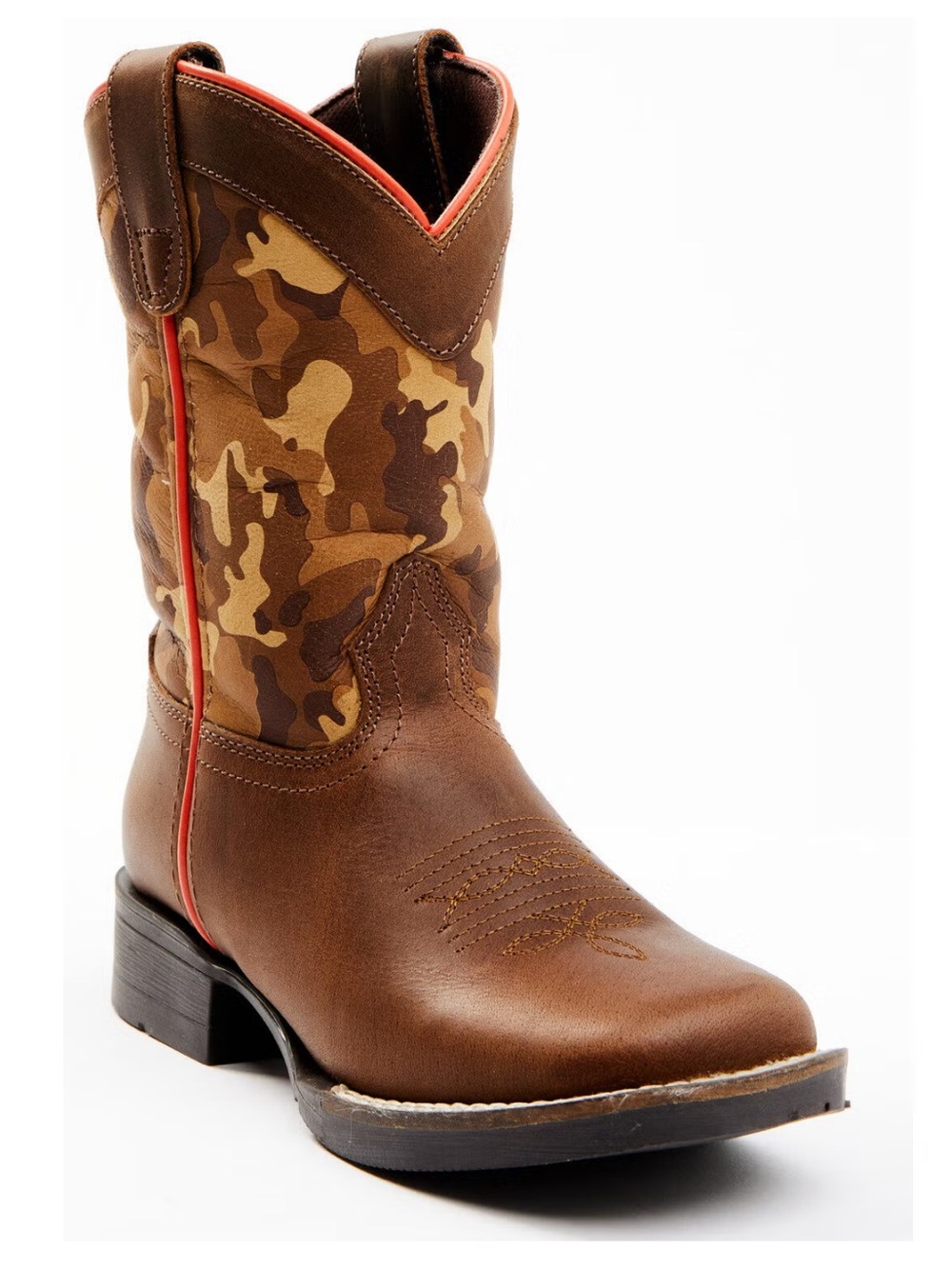 CODY JAMES BOYS' CAMO WESTERN BOOTS - SQUARE TOE 13D